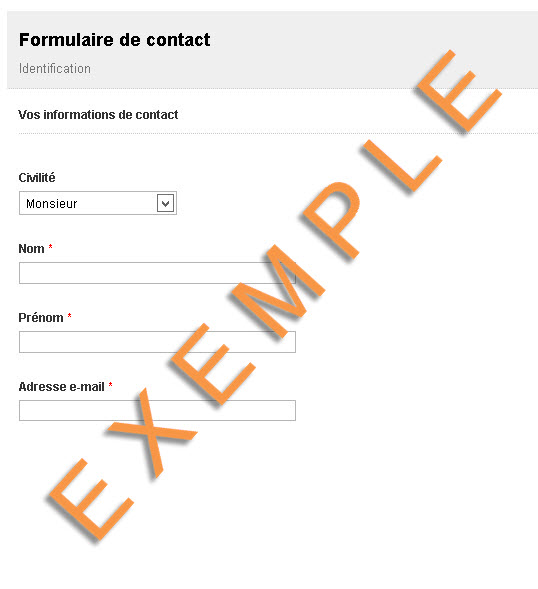 Les formulaires de contacts de Formpro