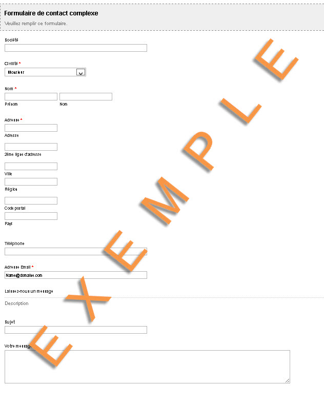 Les formulaires de contacts complexes par Formpro