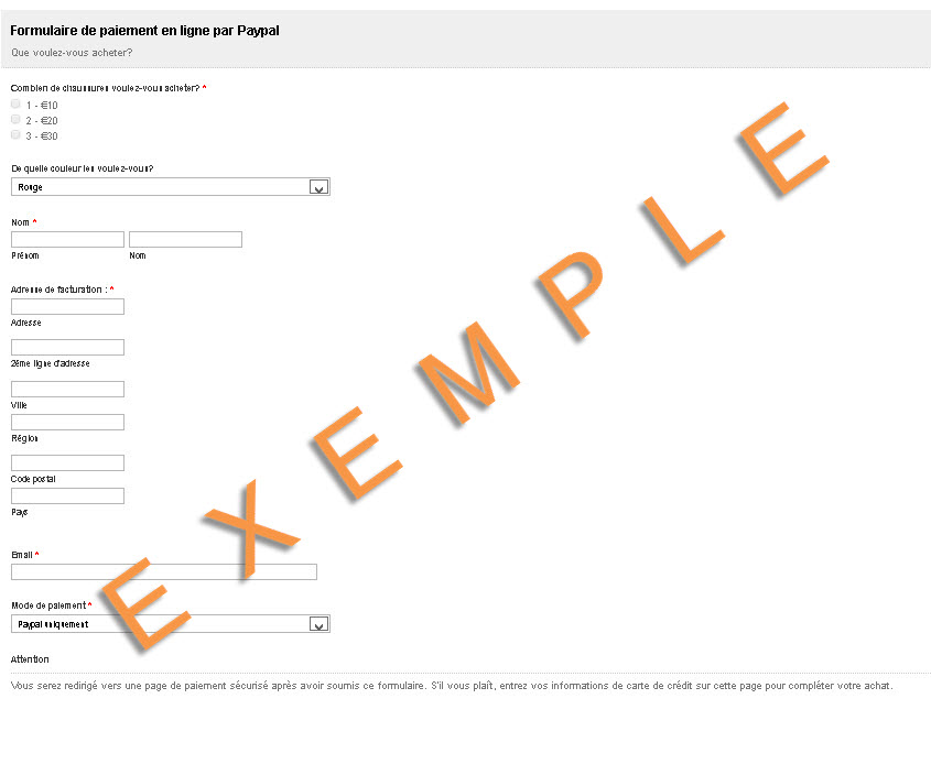 Les formulaires de paiement en ligne de Formpro