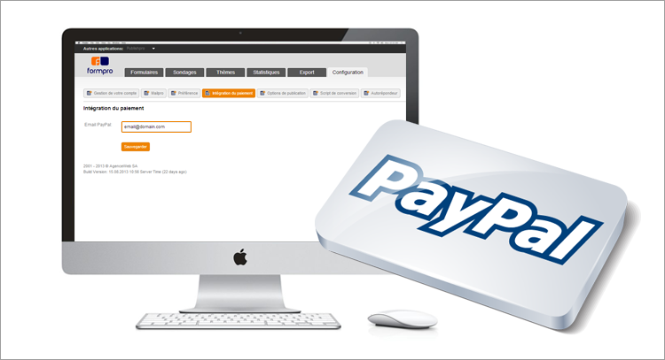Créer un formulaire de paiement paypal